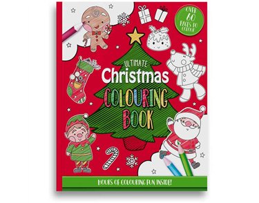 CHRISTMAS COLOURING BOOK 12S