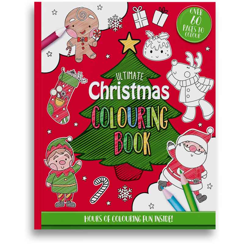 CHRISTMAS COLOURING BOOK 12S