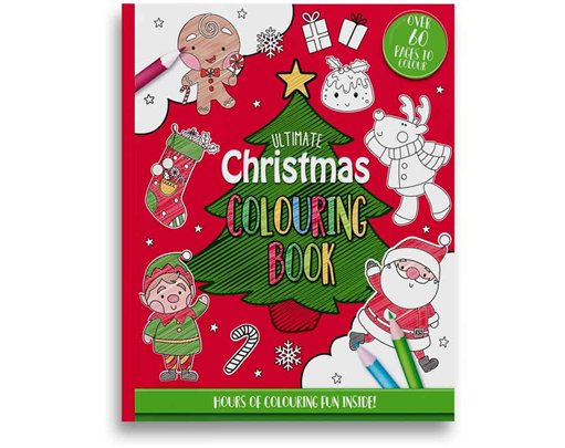 CHRISTMAS COLOURING BOOK 12S