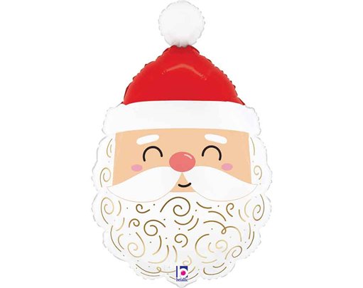 30in JOYFUL SANTA FOIL BALLOON