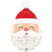 30in JOYFUL SANTA FOIL BALLOON