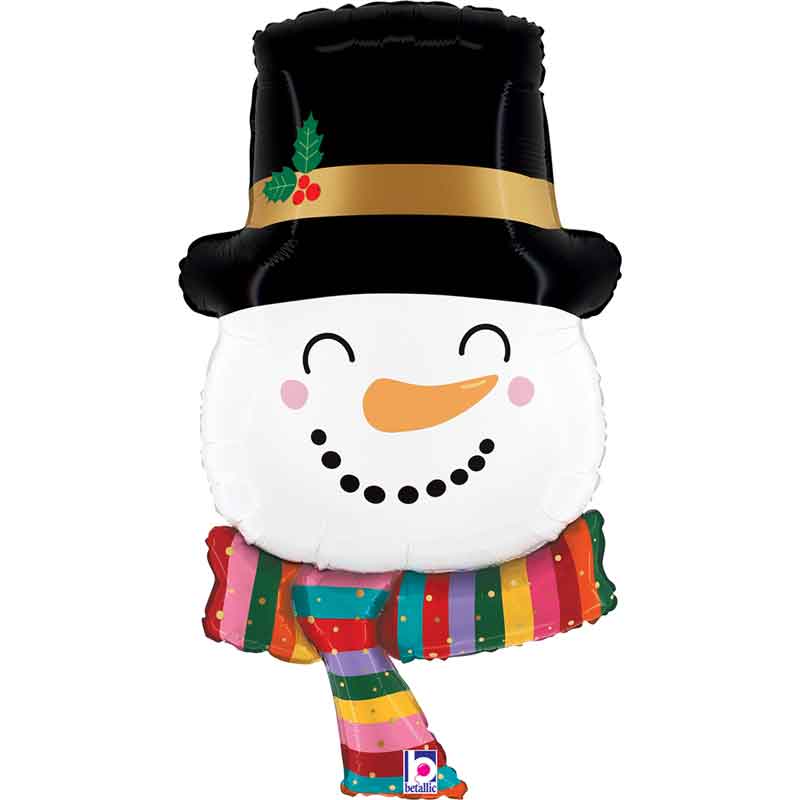 33in JOYFUL SNOWMAN FOIL BALLOON