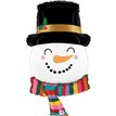 33in JOYFUL SNOWMAN FOIL BALLOON