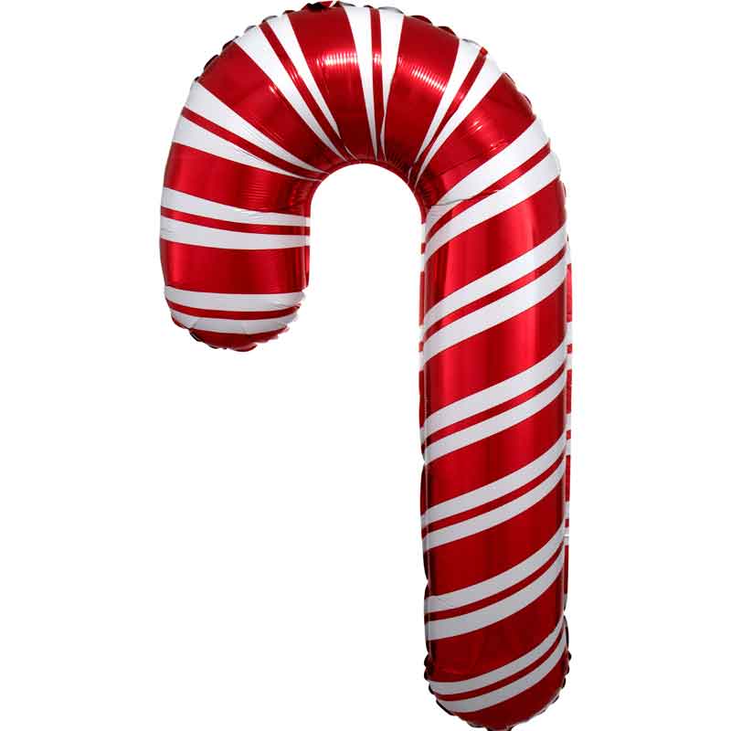 HOLIDAY CANDY CANE SUPERSHAPE FOIL BALLOON