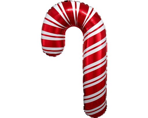 HOLIDAY CANDY CANE SUPERSHAPE FOIL BALLOON