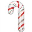 MERRY CHRISTMINTS CANDY CANE SUPERSHAPE FOIL BALLOON