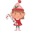 MERRY CHRISTMINTS ELF SUPERSHAPE FOIL BALLOON