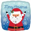 18in SNOWY CHRISTMAS SANTA FOIL BALLOON