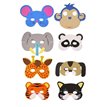 8ASST EVA ANIMAL MASKS