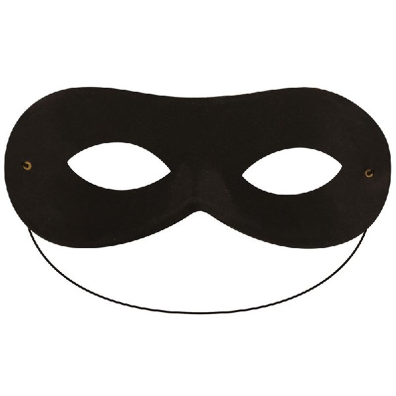 DOMINO SHAPE BLACK EYE MASK