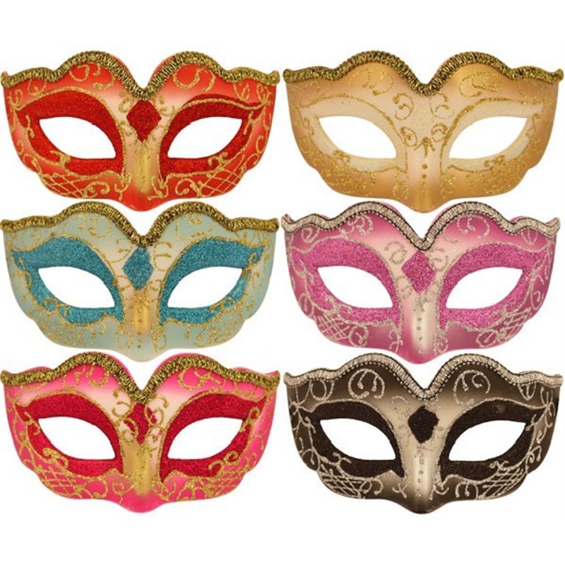 EYE MASK GLITTER METALLIC TRIM