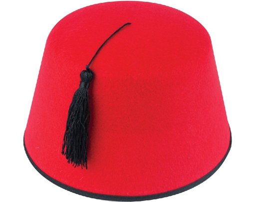 RED FEZ HAT