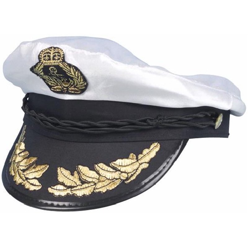 SATIN CAPTAIN HAT