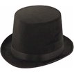 ADULT BLACK VELOUR LINCOLN HAT