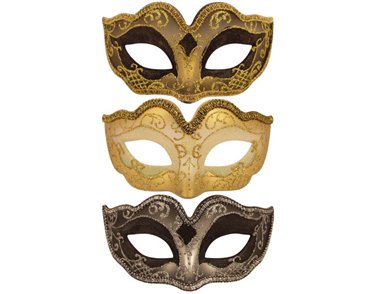 HALF FACE GLITTER MASK