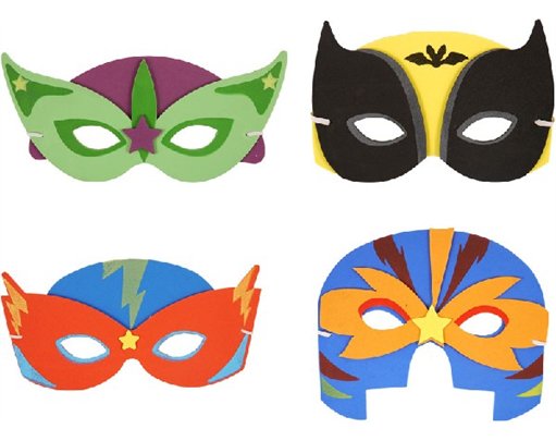 CHILD SUPER HERO MASK