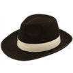 ADULT BLACK AL CAPONE HAT