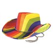 ADULT PRIDE RAINBOW COWBOY HAT