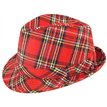 ADULT TARTAN TRILBY HAT