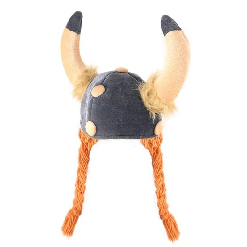 ADULT VIKING W/PLAITS HAT
