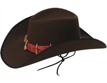 ADULT COWBOY W/TEETH HAT