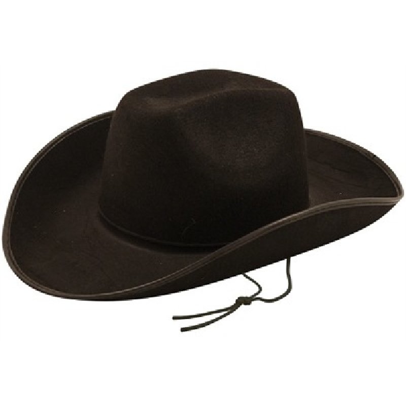 ADULT BLACK COWBOY HAT