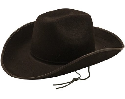 ADULT BLACK COWBOY HAT