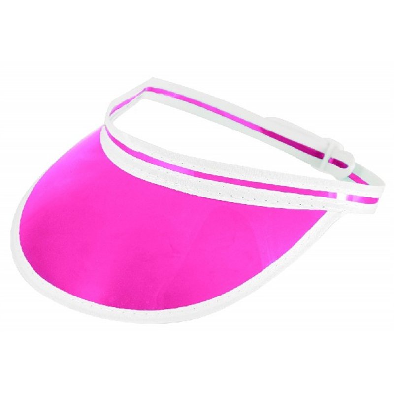 ADULT PINK POKER VISOR