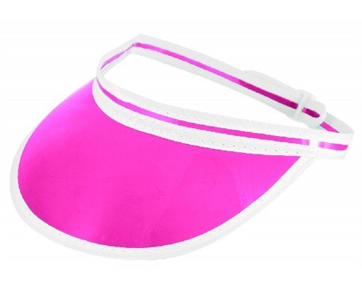 ADULT PINK POKER VISOR