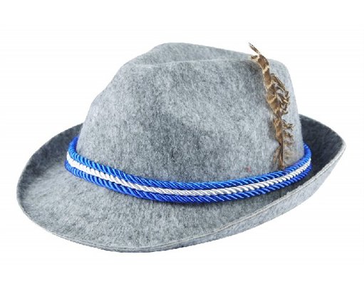 ADULT OKTOBERFEST BLUE/WHITE HAT