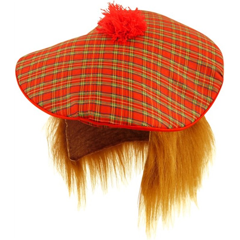 32CM SCOTTISH TARTAN HAT