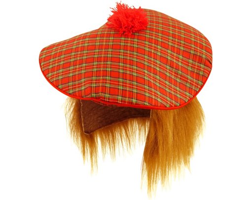 32CM SCOTTISH TARTAN HAT