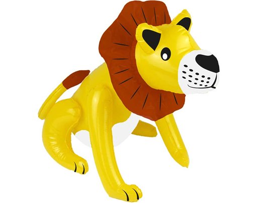53cm INFLATABLE LION