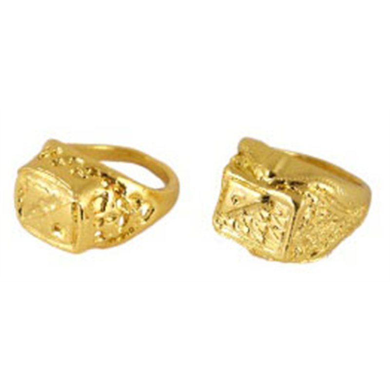 2ASST GOLD BLING RING 24S