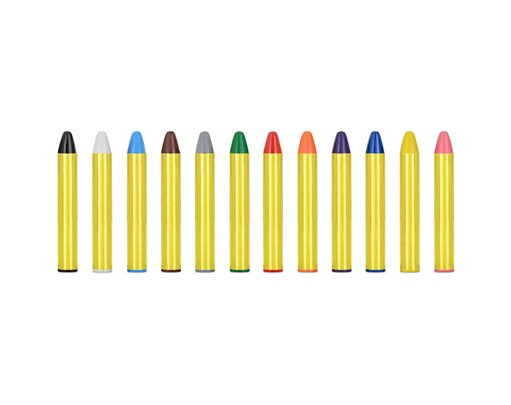 12PC FACE PAINT CRAYONS
