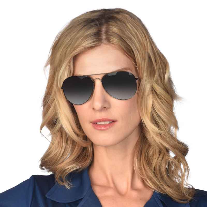 MIRRORED AVIATOR SUNGLASSES