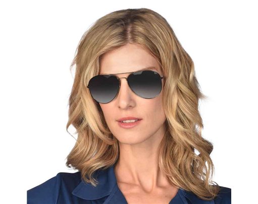 MIRRORED AVIATOR SUNGLASSES