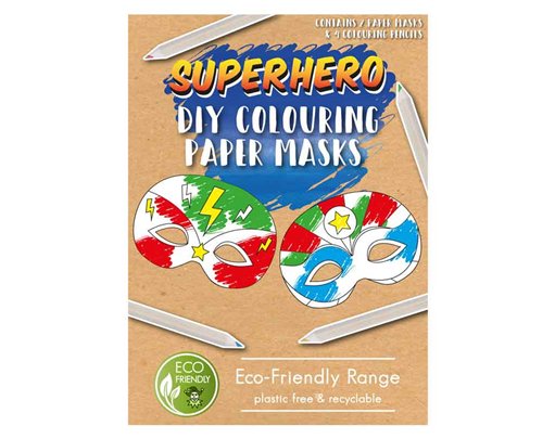 DIY SUPER HERO PAPER MASK 12S