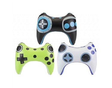 3ASST INFLATABLE GAMER CONTROLLER