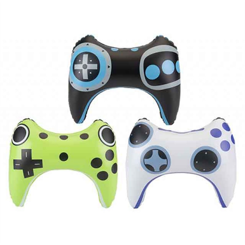 3ASST INFLATABLE GAMER CONTROLLER