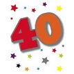40TH ELVIN GIFT TAG  12S
