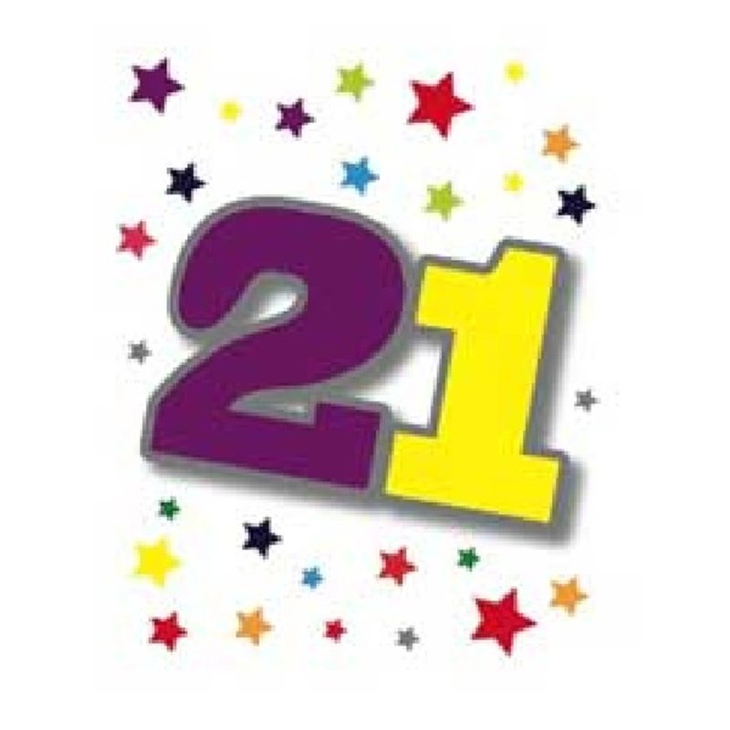 21ST ELVIN  GIFT TAG  12S