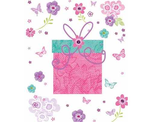 TRAD FEMALE ELVIN GIFT TAG  12S