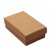 8X5X2.5CM NATURAL BROWN PAPER GIFT BOX  12S
