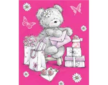 CUTE FEMALE ELVIN GIFT TAG  12S