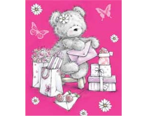 CUTE FEMALE ELVIN GIFT TAG  12S