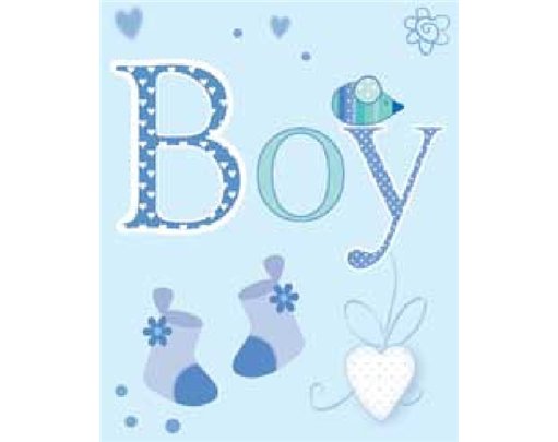 BABY BOY ELVIN GIFT TAG  12S