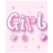 BABY GIRL ELVIN GIFT TAG  12S