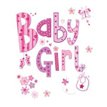 BABY GIRL ELVIN GIFT TAG  12S