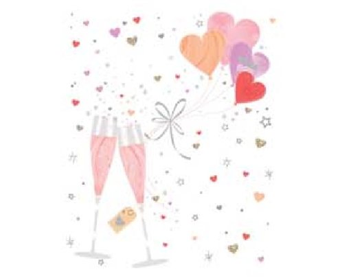WEDDING ELVIN GIFT TAG  12S